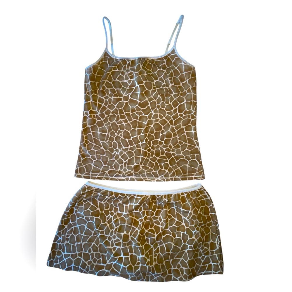 Victoria's Secret Giraffe Print Sleep Set